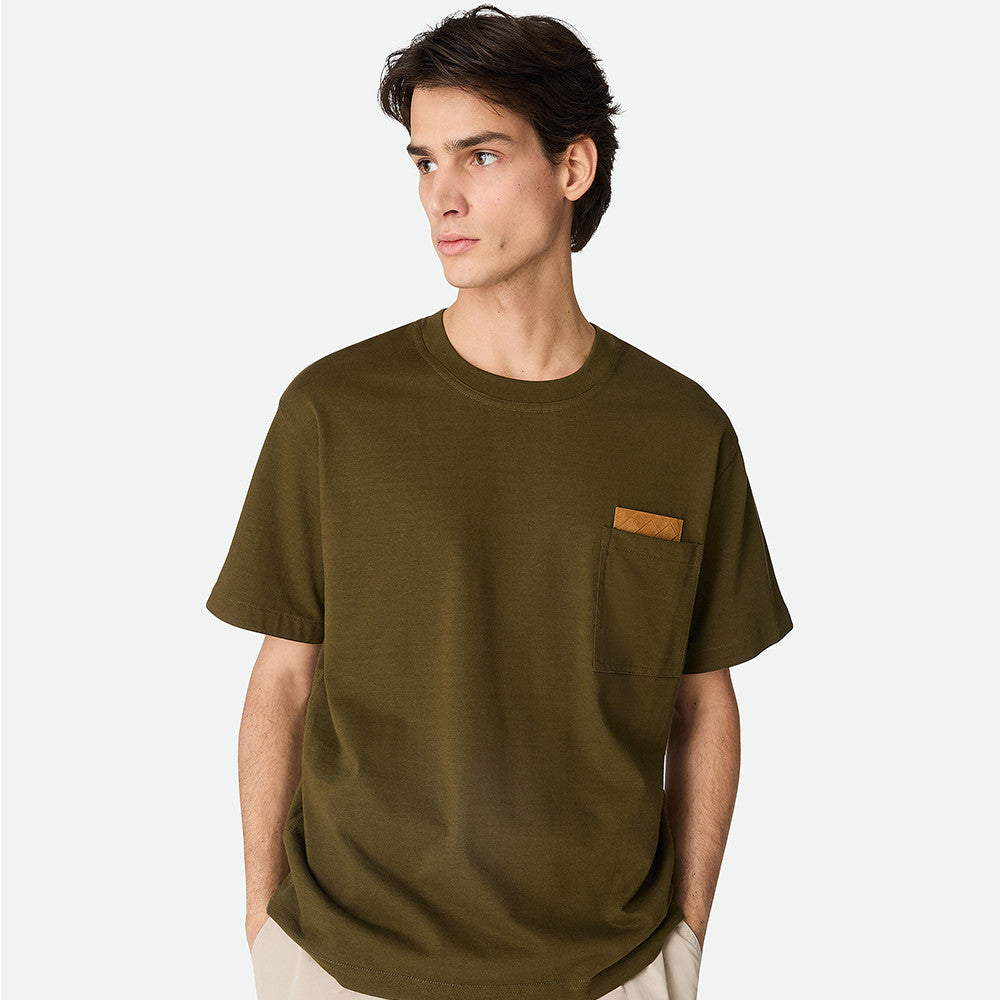 Bottega Veneta Men's and Women's Pima Cotton Jersey T-Shirt #315622