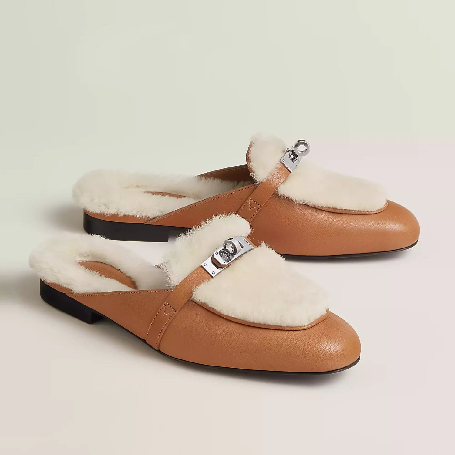 Hermes Oz mule Beige #334029