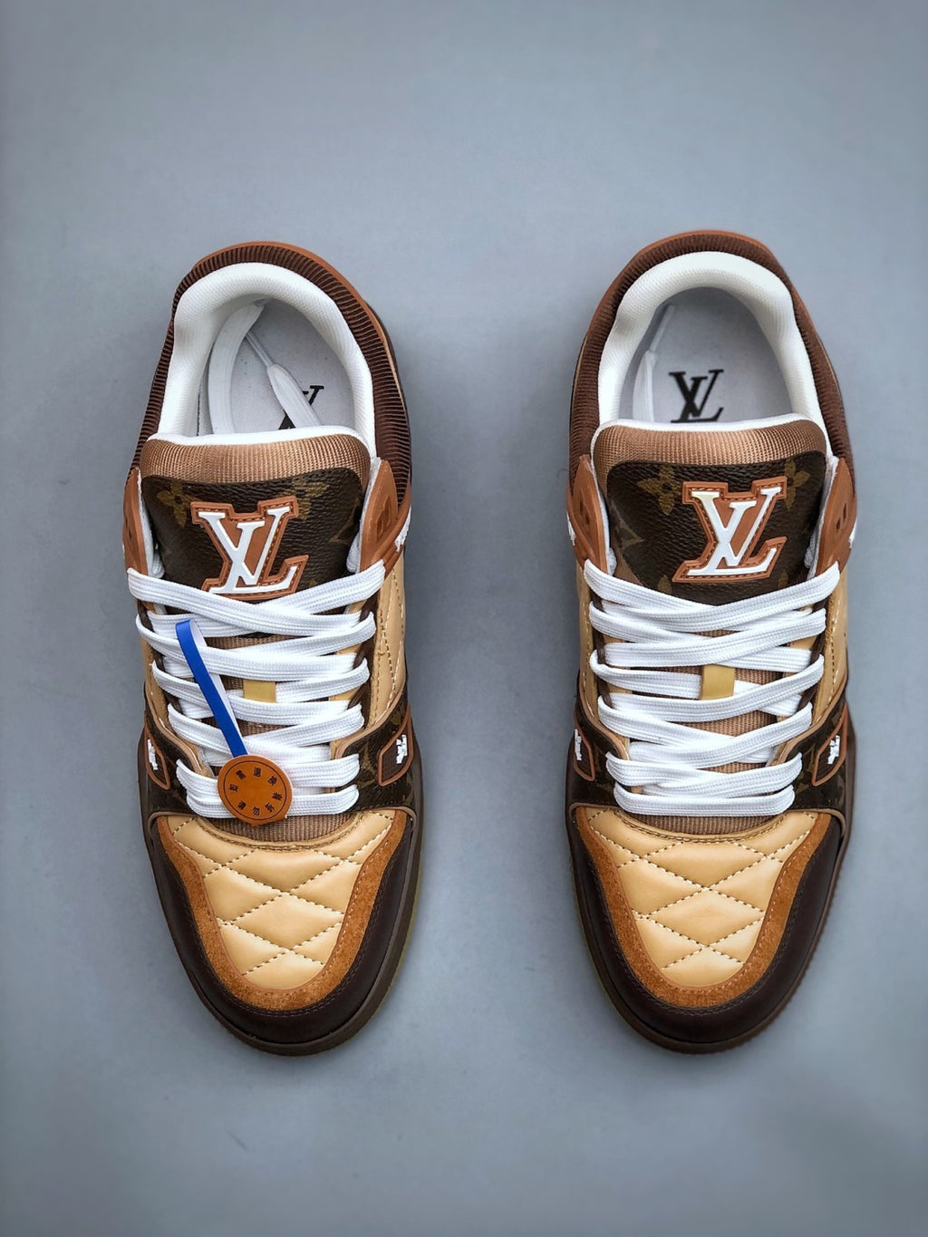 Louis Vuitton Trainer Paris-only Round-toe Lace-up Shoes 1A00LC #375678
