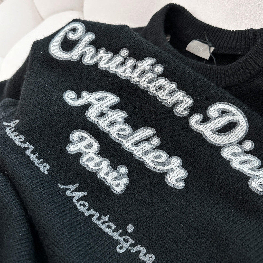 Christian Dior Atelier Sweater Crew Neck Long Sleeve Knitted jumper #96666