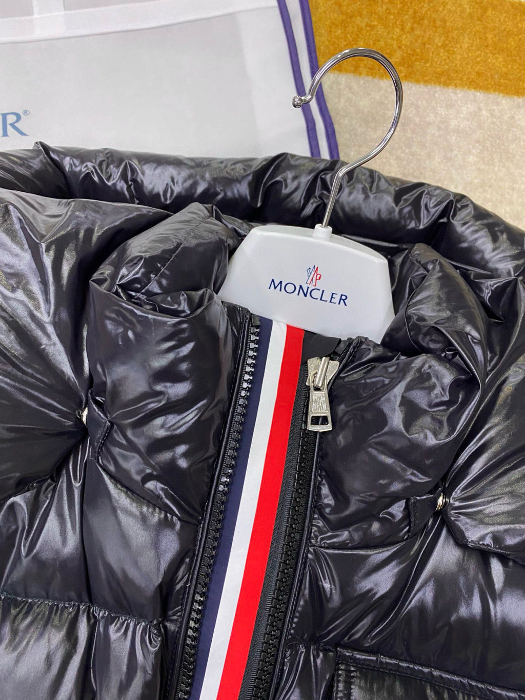 Moncler Men's Winter Standing Collar Hooded Zip Puffer Down Jacket Coat #97559