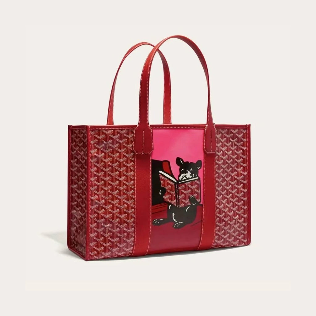 Goyard Handbag Shopping Bags Graffiti Villette Tote Bag # 195373