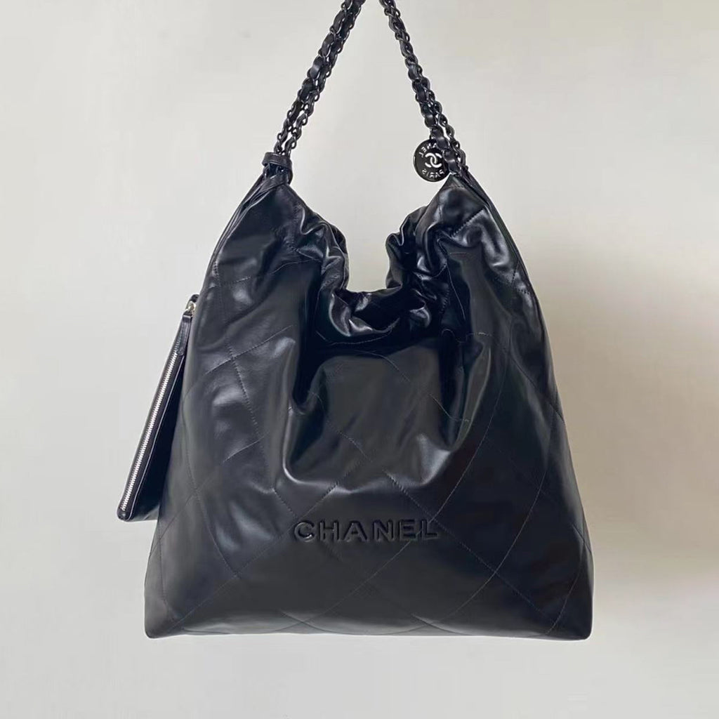 Chanel Large Bags  37 X 45 X 10 X 46 CM Collection Link Large Tote Women's Classic Waxed Leather Tote With Gold And Silver Buckles Leather-woven Chain And Luxurious Chain Strap Bags #196089