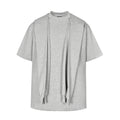 Balenciaga Men's and Women's Summer Solid Color Hooded Two-Piece Short Sleeve T-Shirt #77219