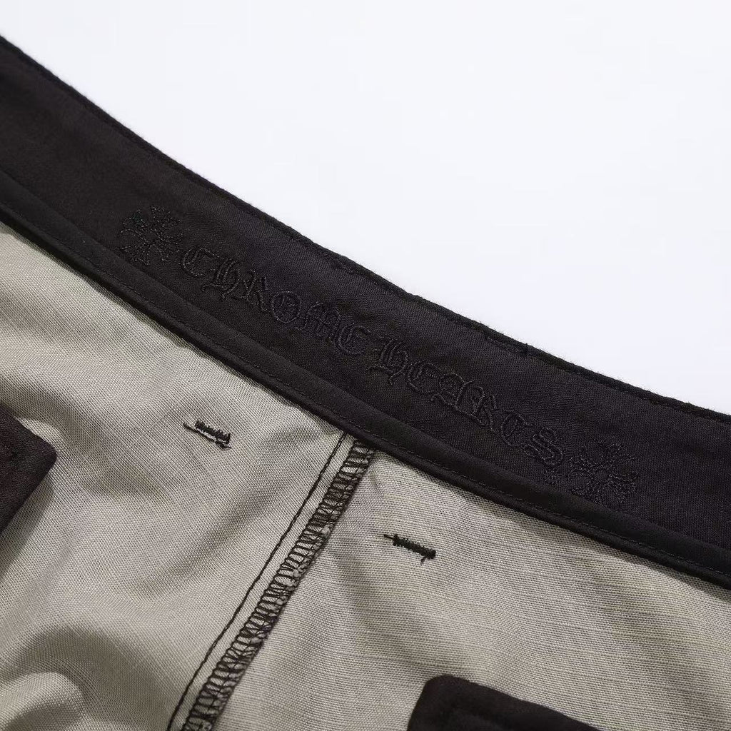 Chrome Hearts Men's Spring and Autumn Camouflage Printed Three-dimensional Pocket Work Pants #75746