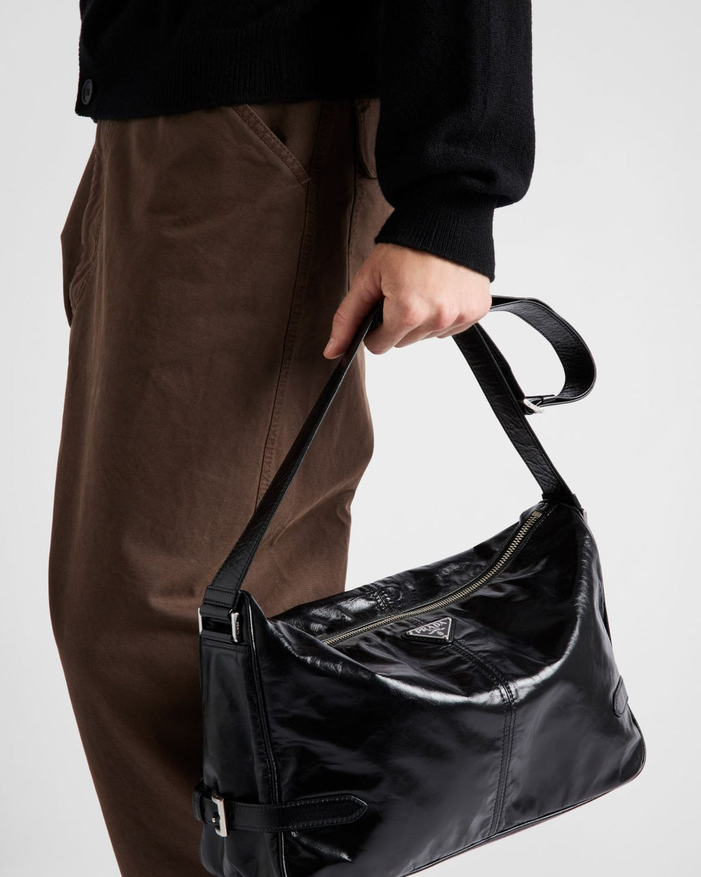 PRADA Leather Shoulder Bag #335978