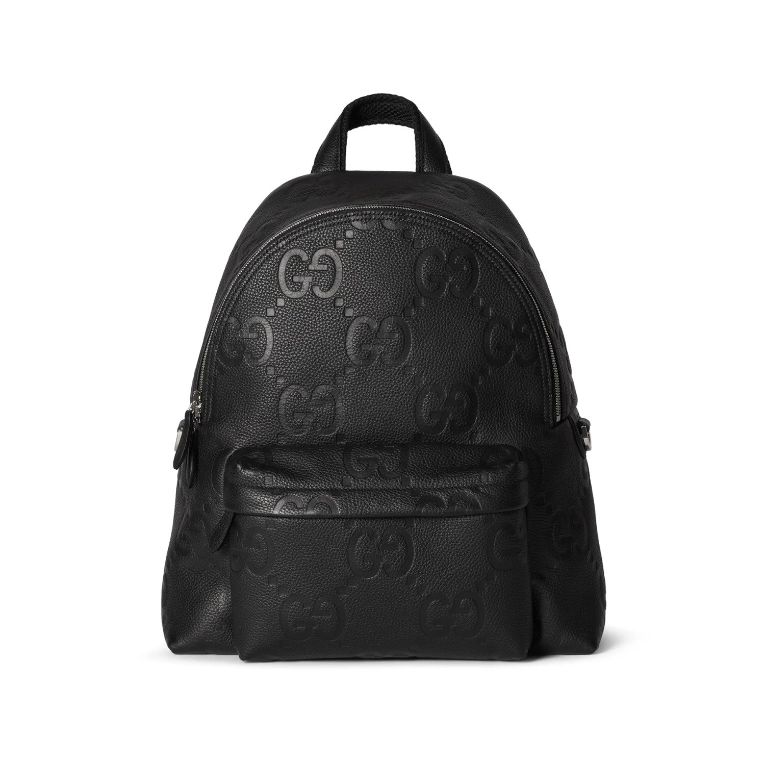 Gucci Men's Solid Color Adjustable Shoulder Strap Zipper Closure Leather Shoulder Bag Backpacks Bags #75788