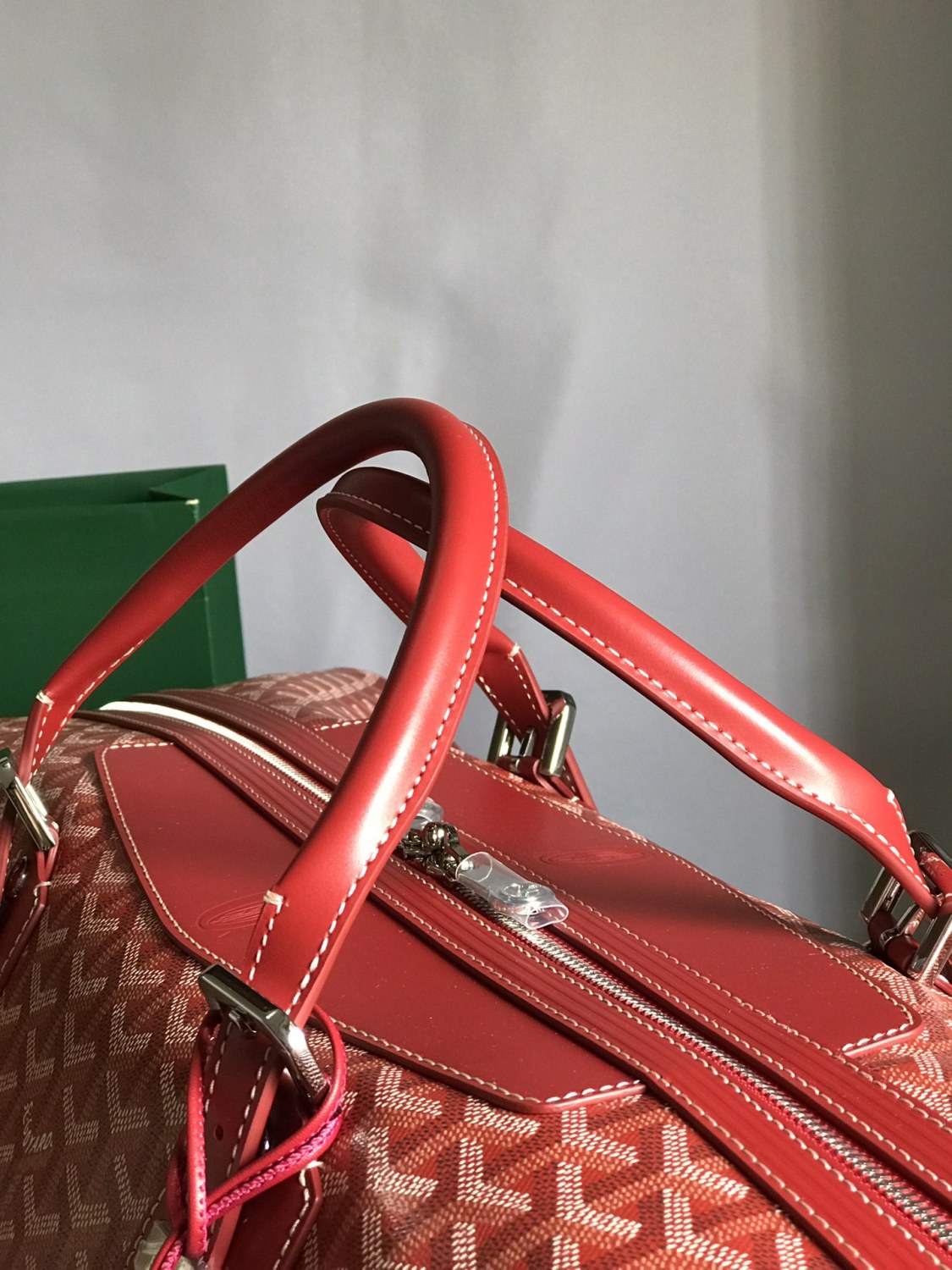 GOYARD Bowling45 Men's And Women's Fashion Classic All-over Print Zipper Closure Canvas Leather Oversized Travel Bag Bags BOWLIN045TY33CL33P #78364