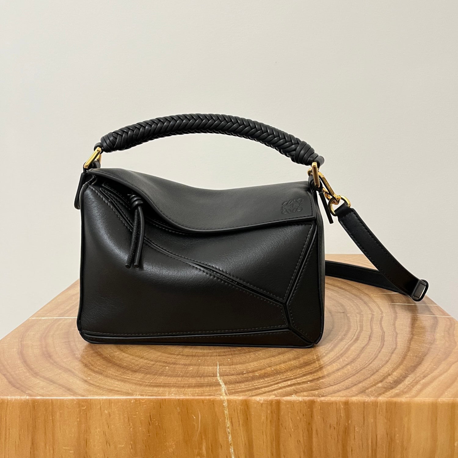 Loewe Puzzle Women's Fashion Classic Solid Color Leather Handle Embossed Tote Bag Shoulder Bag Crossbody Bag Bags A510S21XAE-1100 #78919
