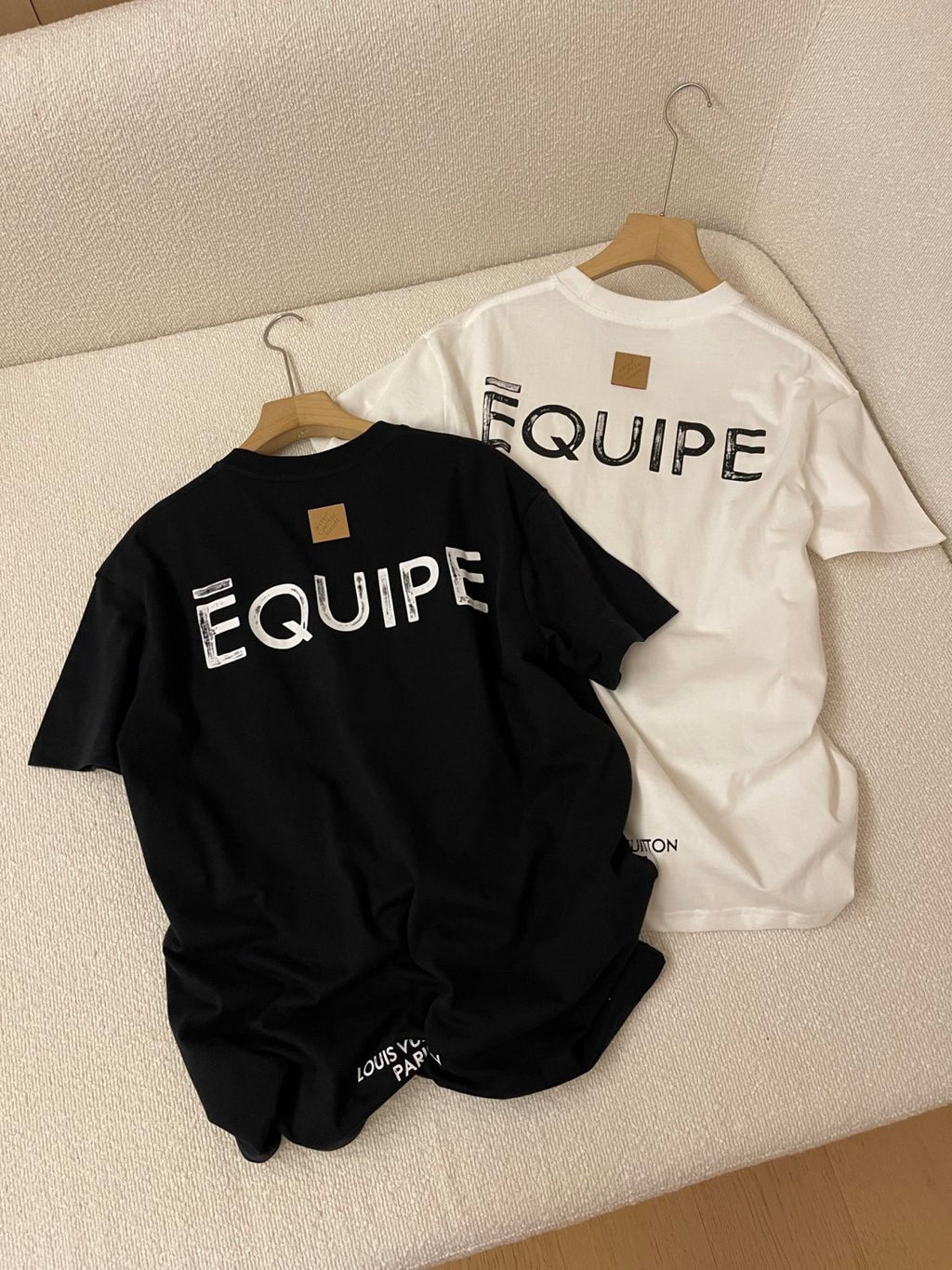 Louis Vuitton Men's Summer Solid Color Fashion Casual Round Neck Letter Print Short Sleeve T-Shirt #78315