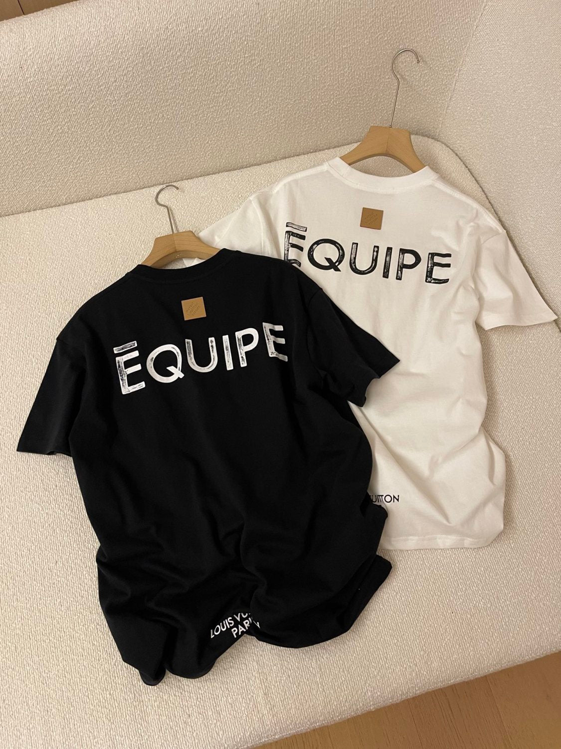 Louis Vuitton Men's Summer Solid Color Fashion Casual Round Neck Letter Print Short Sleeve T-Shirt #78315