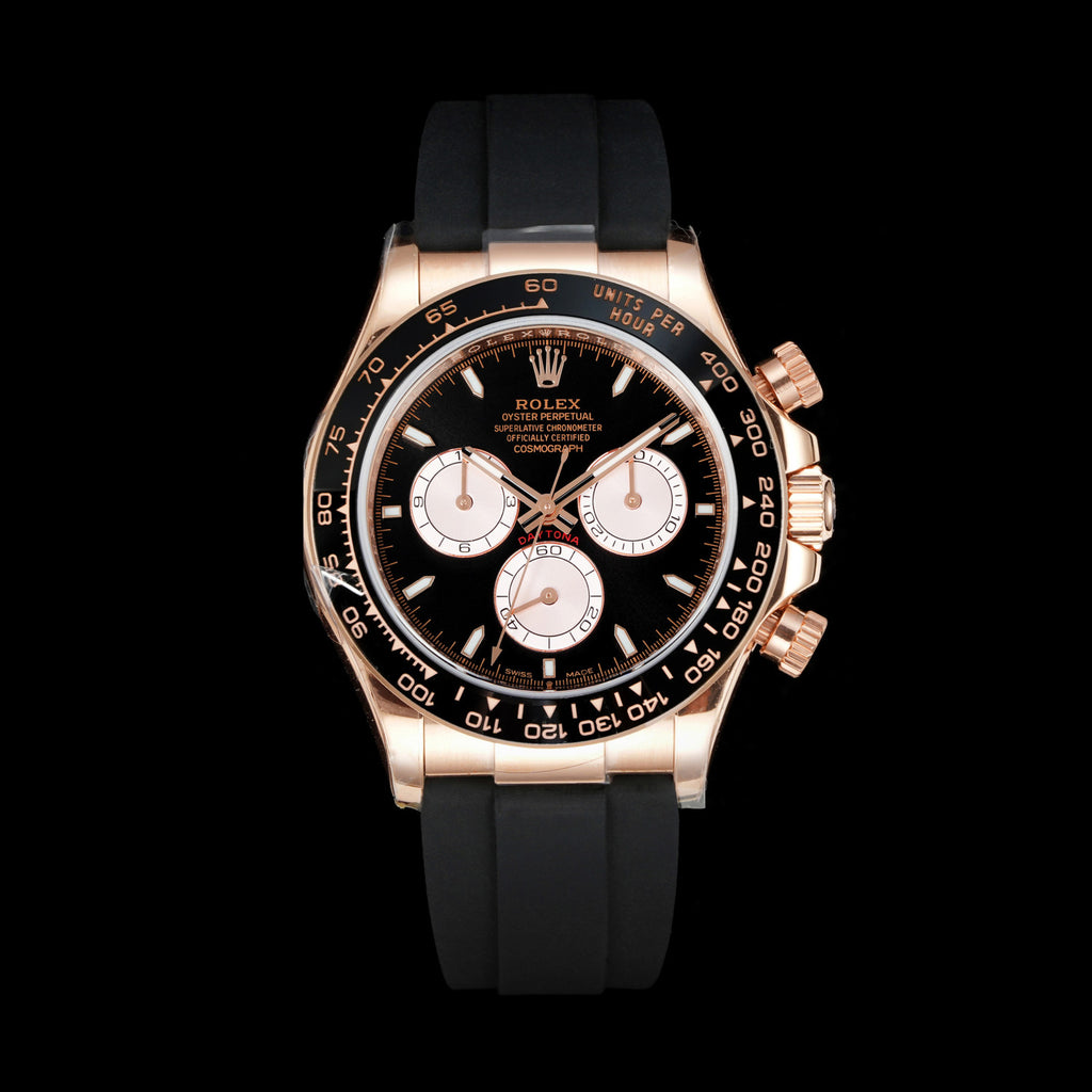 Rolex Men's Classic Solid Color Strap Round Dial Classic Fashion Automatic Mechanical Watch #78121