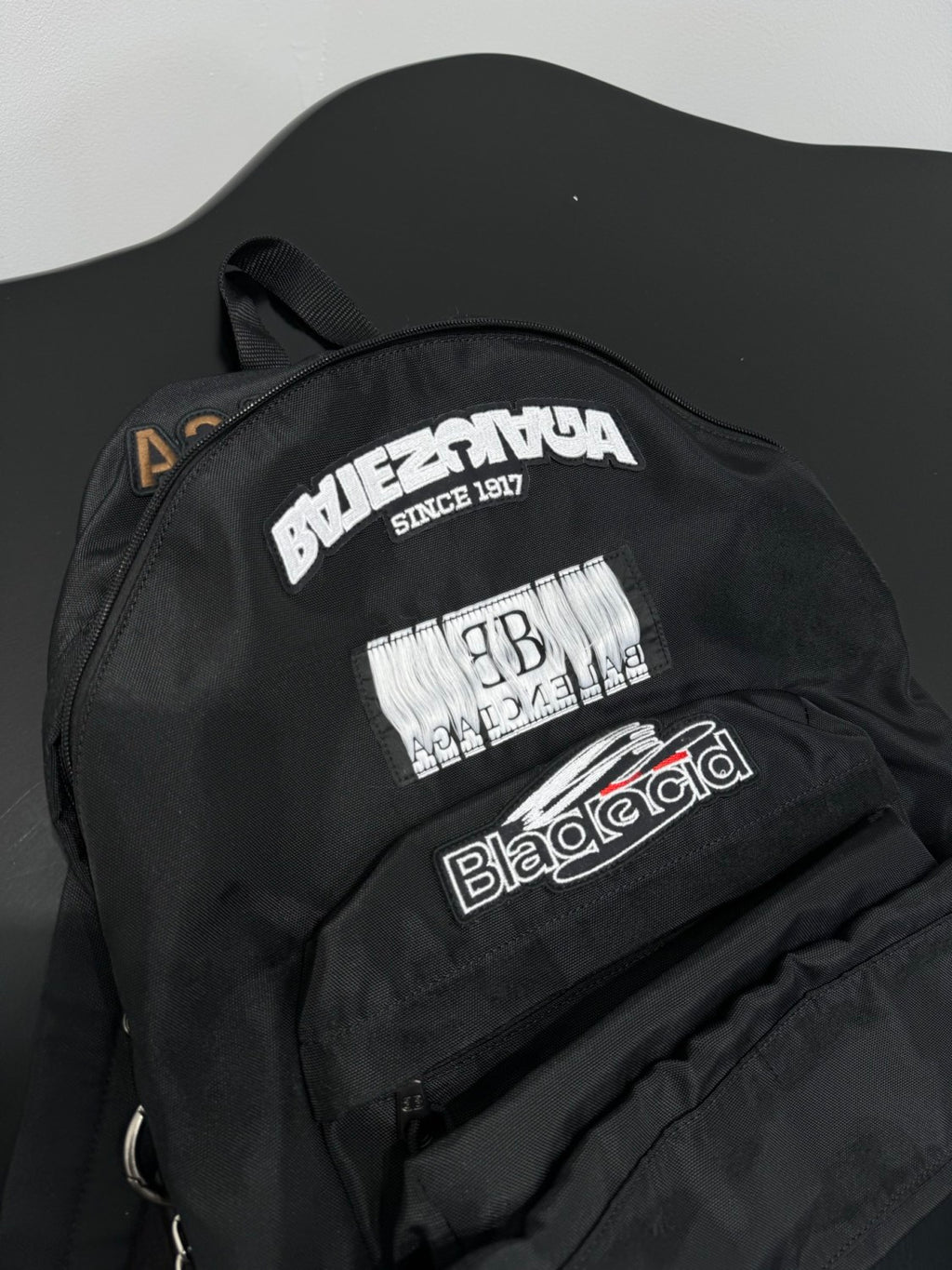 Balenciaga Men's Explorer Backpack in Black #335602