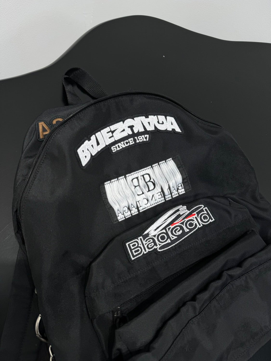 Balenciaga Men's Explorer Backpack in Black #335602