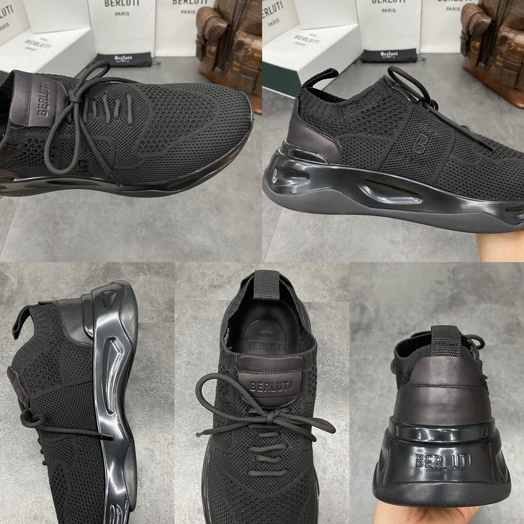 Berluti Shadow Men's Temperament Versatile Commuter Style Casual Comfortable Sneakers Shoes #77152
