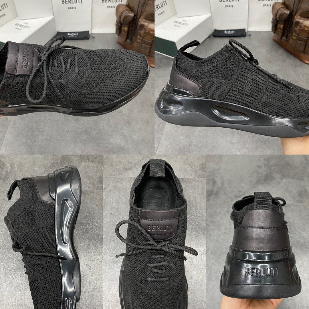 Berluti Shadow Men's Temperament Versatile Commuter Style Casual Comfortable Sneakers Shoes #77152