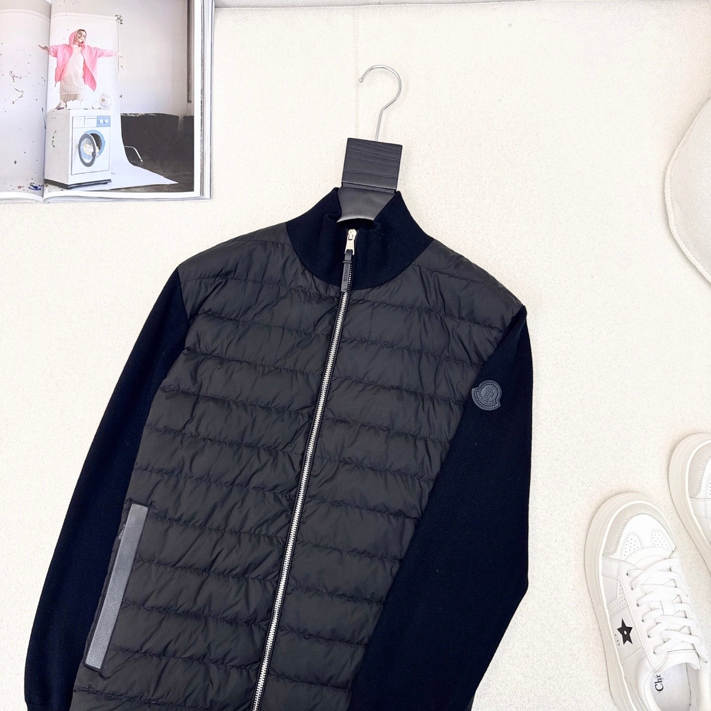 MONCLER PADDED CORDUROY Men's Goose Down Trendy Fashionable Simple Comfortable Stand Collar Warm Zipper Lightweight Wweater Fit Casual Down Jacket #332116
