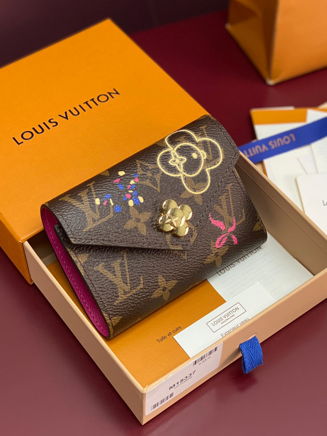 Louis Vuitton Victorine Wallet Monogram Empreinte Leather Wallets #336125