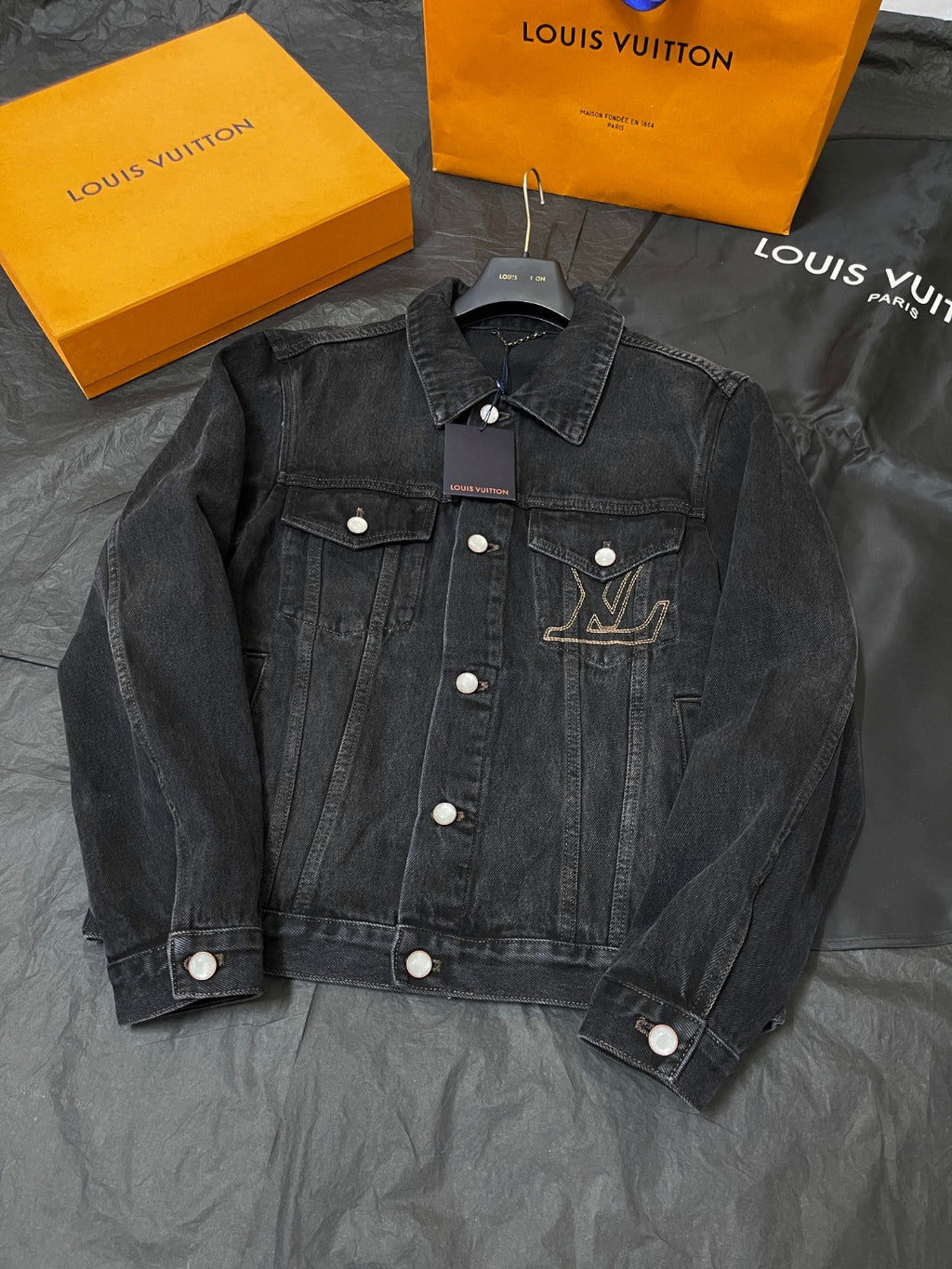 Louis Vuitton 25FW Men's LV Denim Trucker Jacket #333416