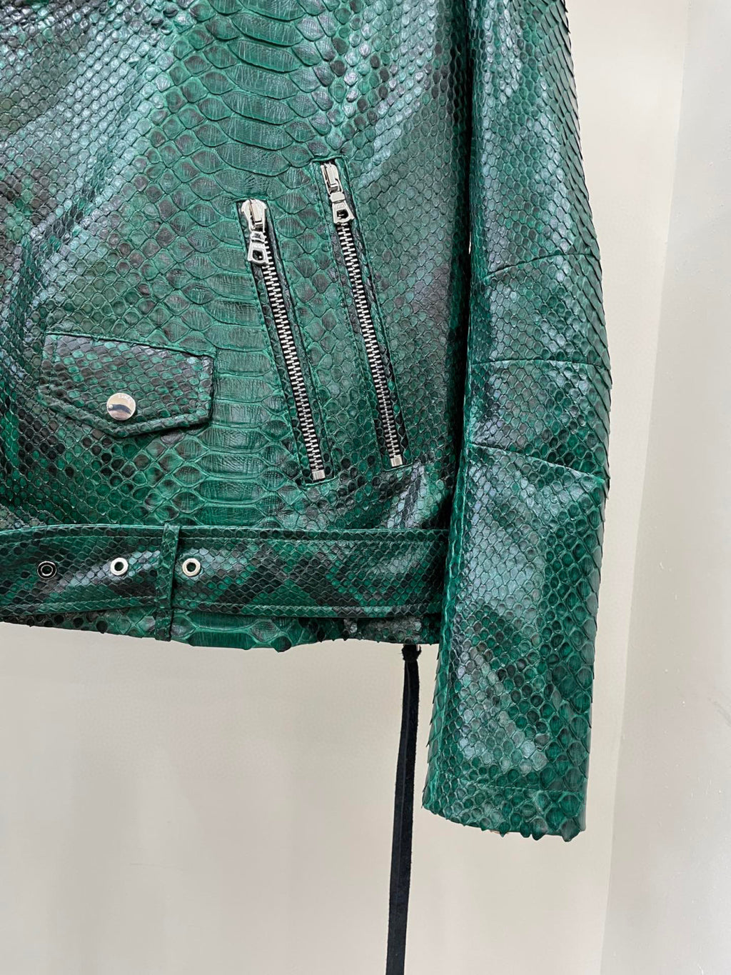 Amiri Leather Long Sleeve Jacket Coat Ngvp #6667