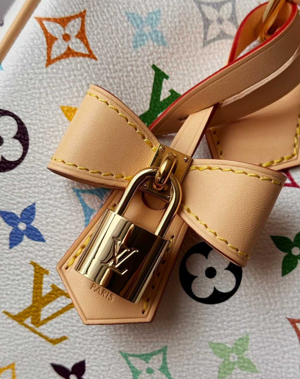 Louis Vuitton Lv X Tm Speedy Bandoulière 25 Women's Colorful Monogram Print Adjustable Detachable Strap Leather Shoulder Crossbody Bag Tote Bags #76128