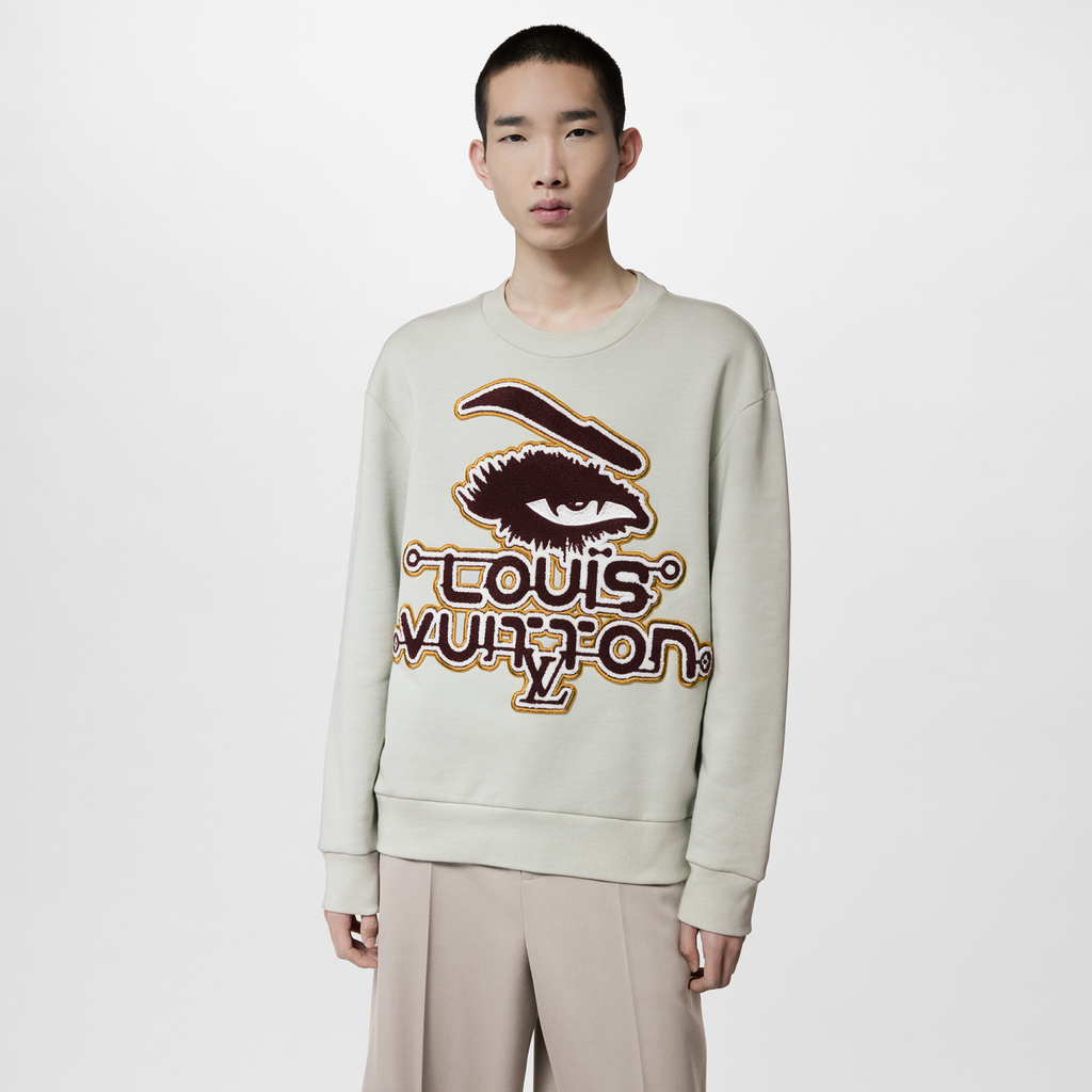 Louis Vuitton Cotton Long Sleeved Printed Sweater #96178