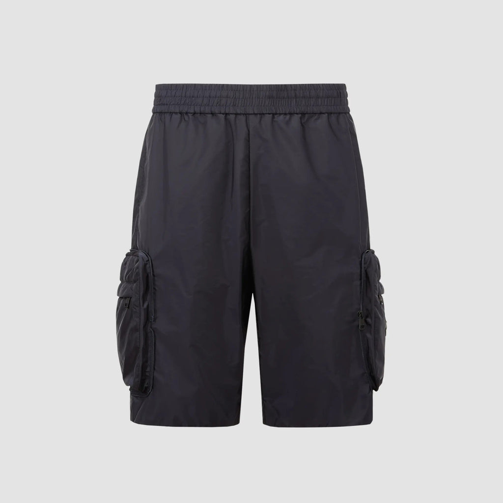 Moncler x Mercedes-Benz By Men's Summer Solid Color Nylon Foldable Storage Shorts #76575