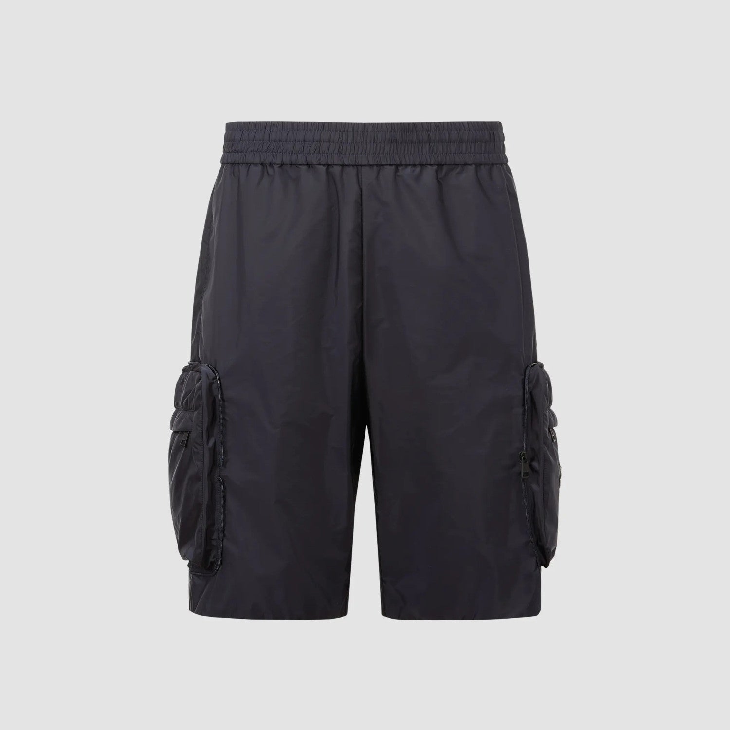 Moncler x Mercedes-Benz By Men's Summer Solid Color Nylon Foldable Storage Shorts #76575