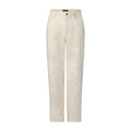 Louis Vuitton Men's Spring Summer Beige Plaid Jacquard Mid-Rise Straight Leg Jeans Pants #99881