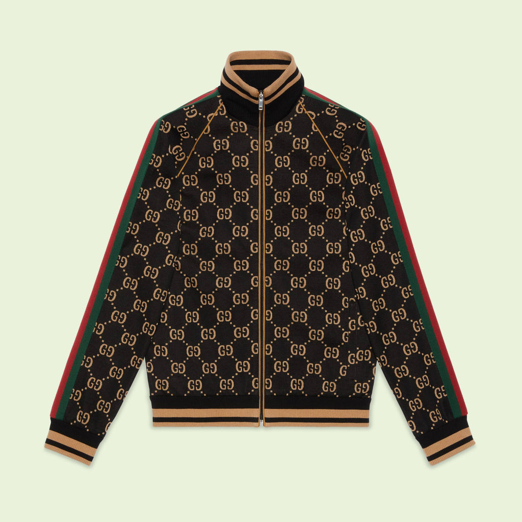 Gucci  Men's GG Jersey Cotton Jogging Fall/Winter Knit Hooded Pullover Sweatshirt Sweatpants Pants Set Suit #97189