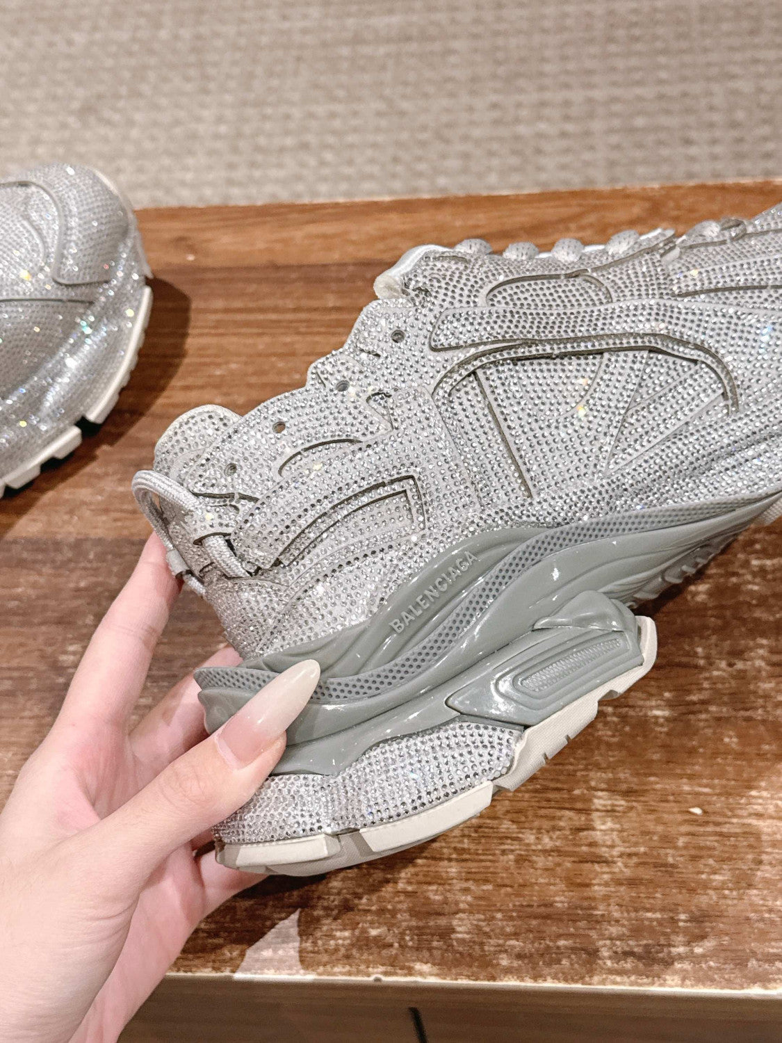 Balenciaga  Runner Sneaker With Rhinestones #333852