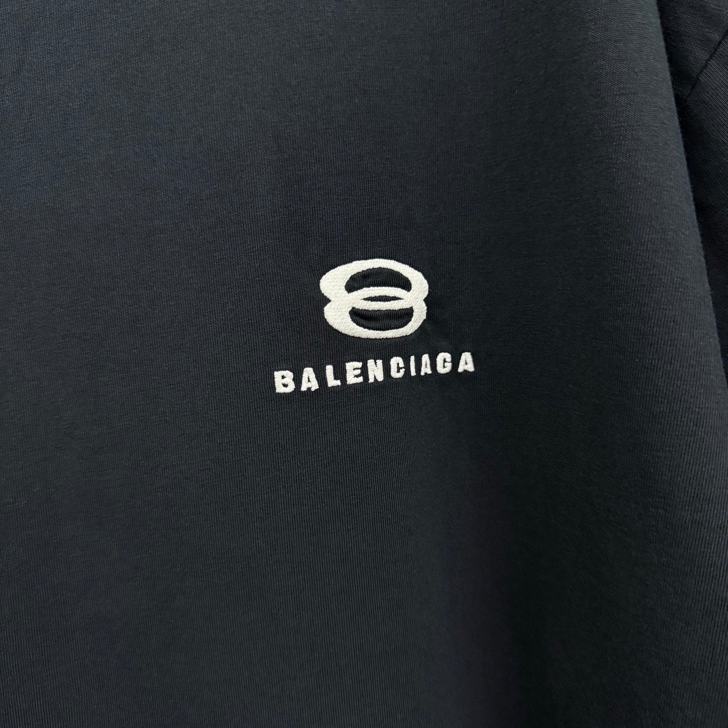 Balenciaga UNITY SPORTS ICON Men's Summer Solid Color Crew Neck Cotton Short Sleeve Silhouette T-Shirt #77742