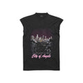 Balenciaga Men's City Printed Sleeveless T-Shirt Spring Summer Fashion Trend High Street Round Neck Straight Top Ngvp #1735