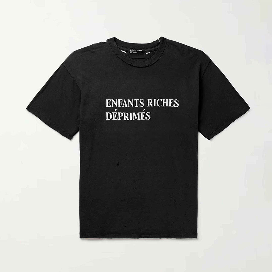 Enfants Riches Deprimes Men's Summer Solid Color Letter Printed Round Neck Short Sleeve T-Shirt #75949