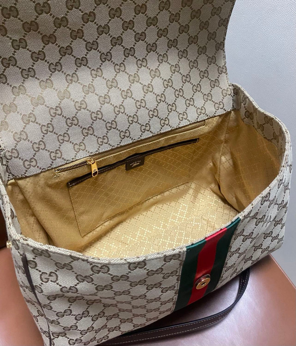 GUCCI Paparazzo Large Top Handle Bag Leather #383704