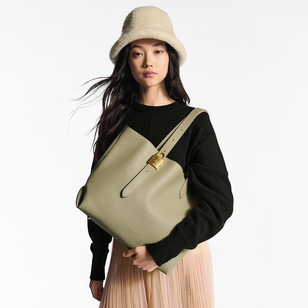Low Key Cabas Louis Vuitton Women's Solid Color Adjustable Shoulder Strap Letter Logo Inside Cowhide Shopping Bag Shoulder Tote Bag Bags #75412