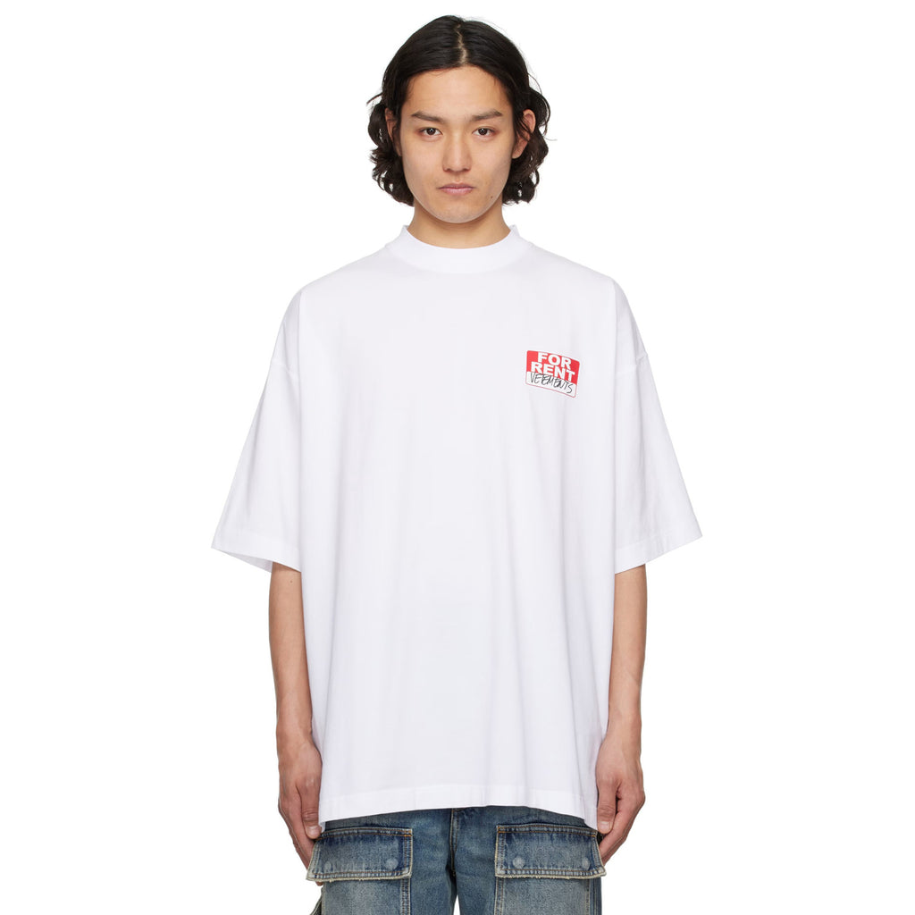 Vetements Men's Summer Round Neck Cotton Comfortable Loose Logo Printed Short Sleeve T-Shirt #76628