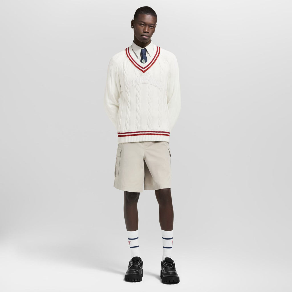 Louis Vuitton Preppy V-Neck Cable Pullover #337099
