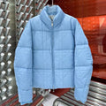 Dior Men's Autumn And Winter Fashion Trend Casual Zipper Stand Up Collar High Street Down Jacket Blue And Black Ngvp #7327