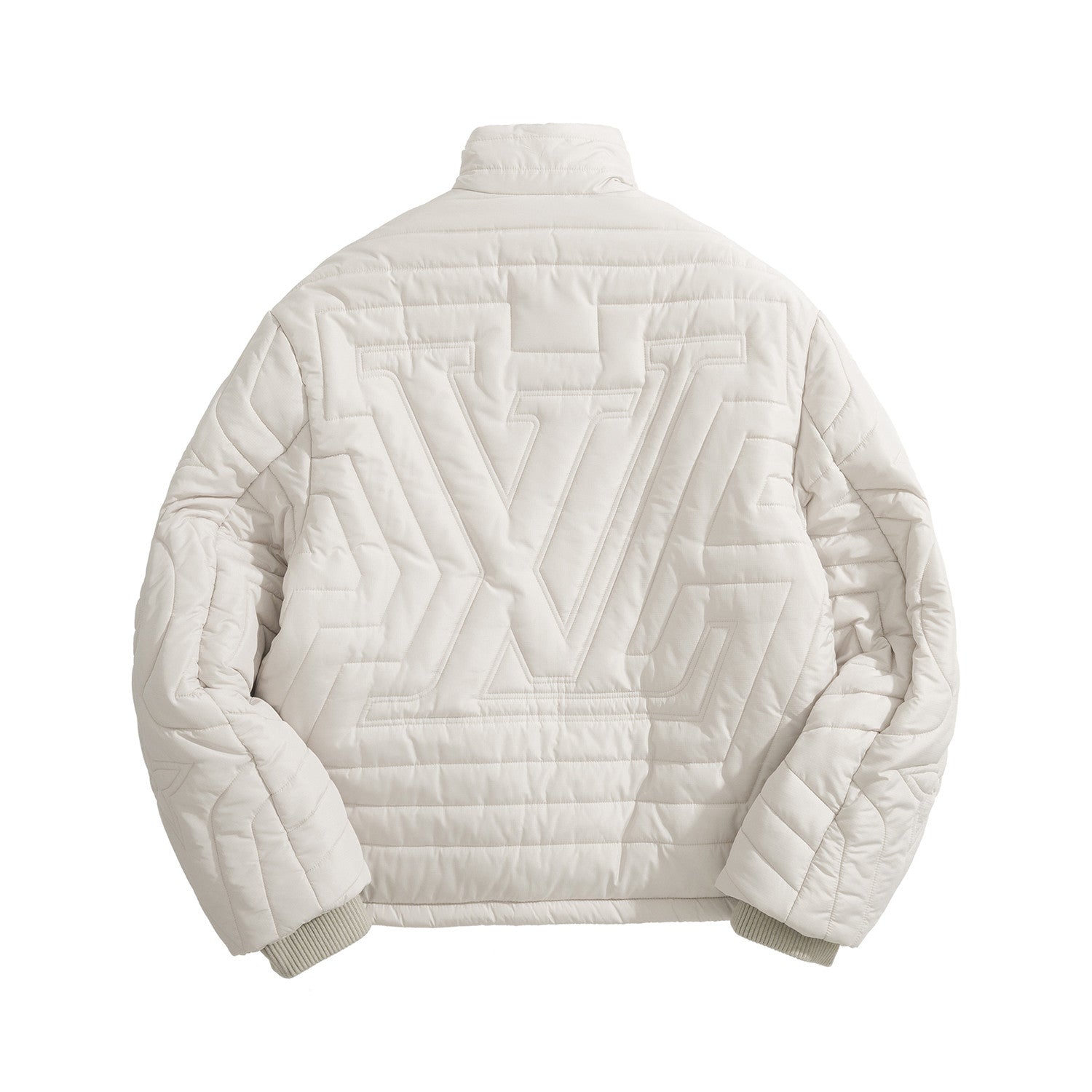 Louis Vuitton Men's and Women's Autumn/Winter Fashion Casual Solid Color Zipper Letter Embroidery Jacket #78377