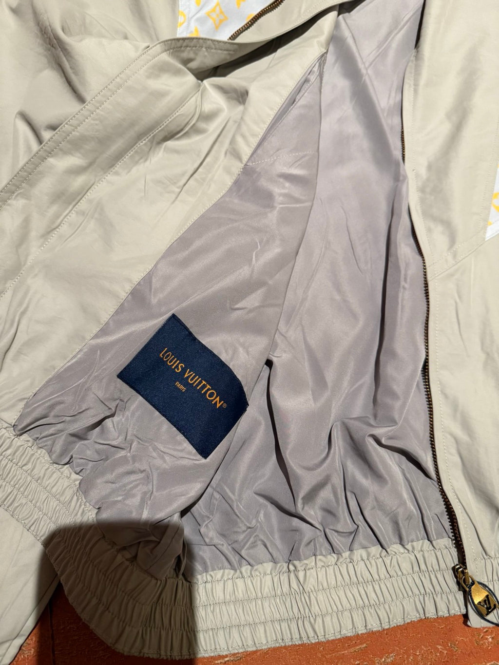 Louis Vuitton MONOGRAM Men's And Women's Spring/Autumn Fashion Casual Color Blocked High Neck Zipper Long Sleeved Jacket #78276