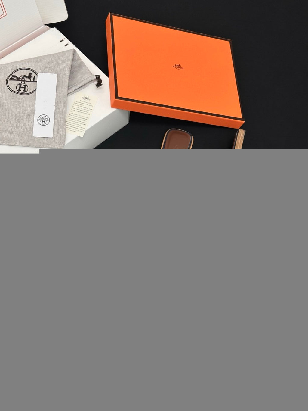 Hermès Denim Patchwork Slippers #385097