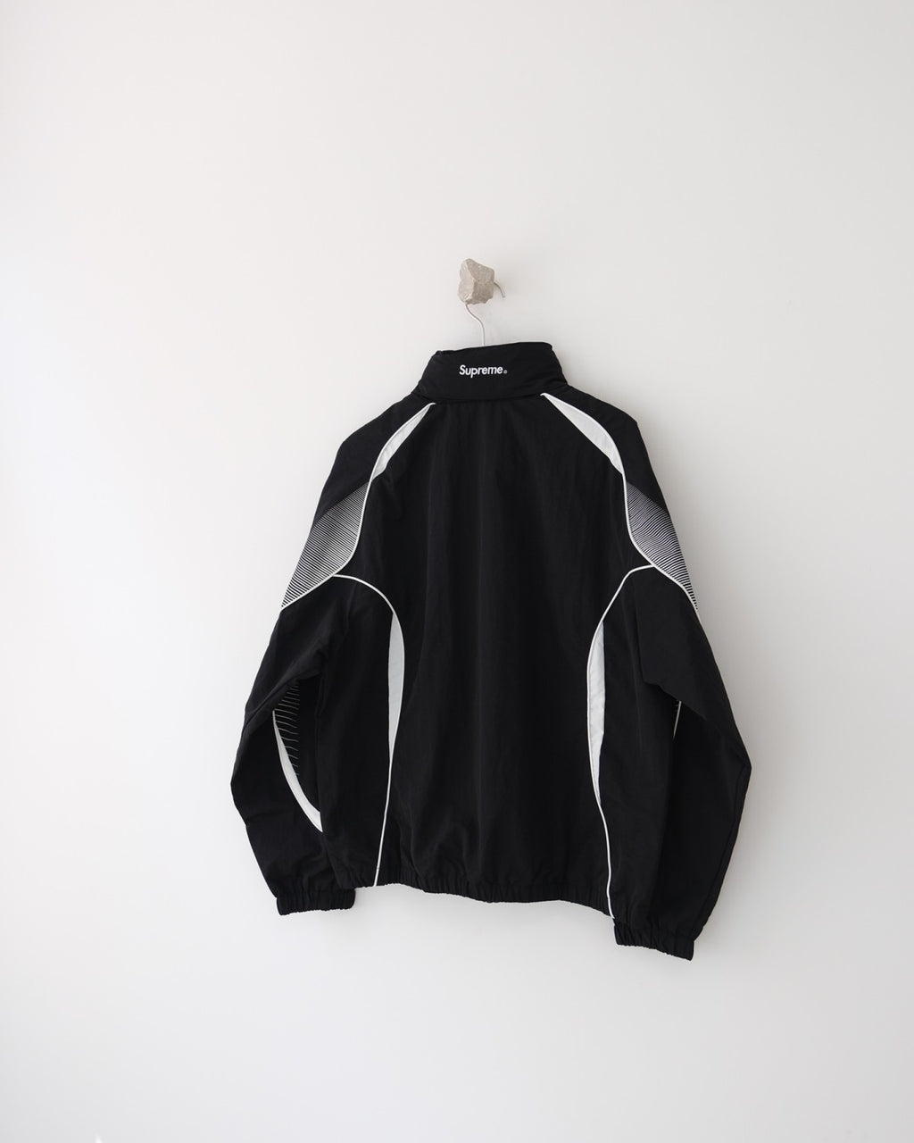Supreme Week 11 X Umbro Men's And Women's Spring And Fall Black Collar Zipper Long Sleeve Jacket #73162
