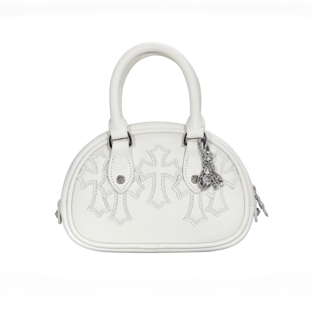 Chrome Hearts Cowhide Leather S925 sterling silver hardware accessories bag sword jacquard lining Bags #82507A