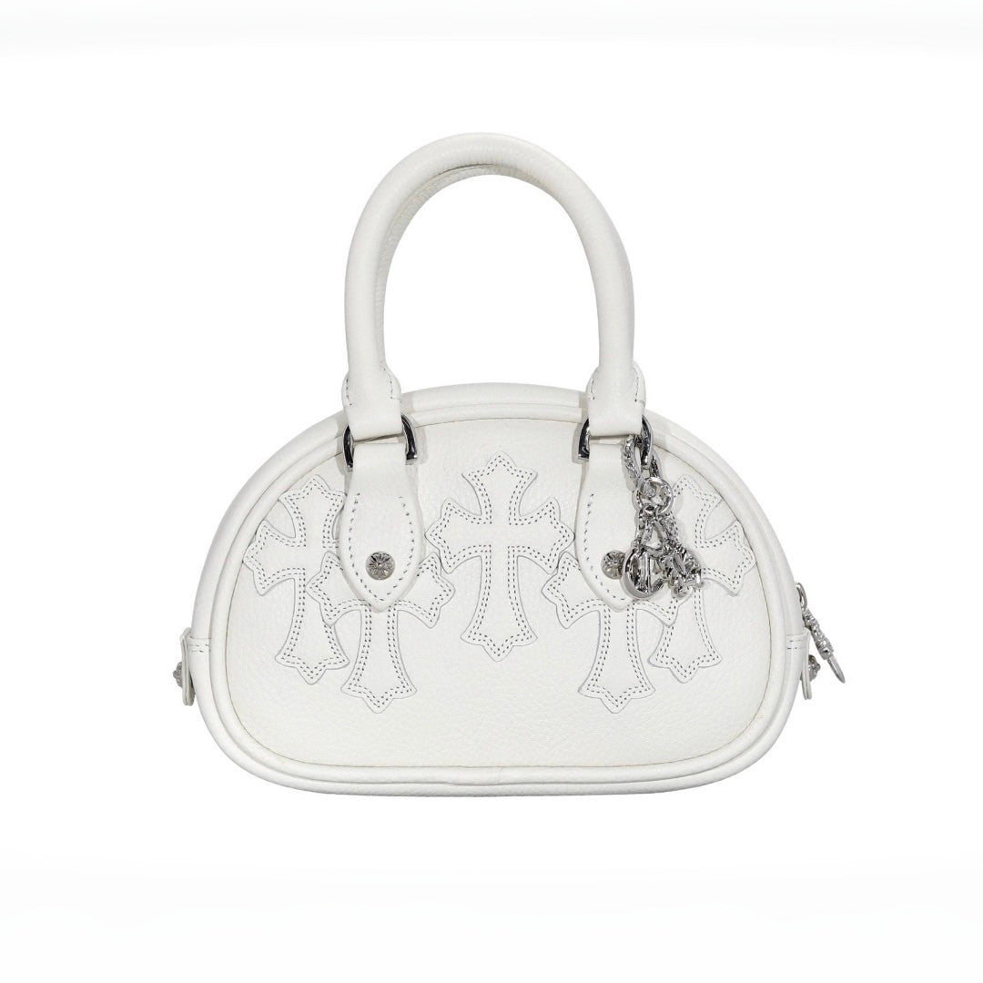 Chrome Hearts Cowhide Leather S925 sterling silver hardware accessories bag sword jacquard lining Bags #82507A