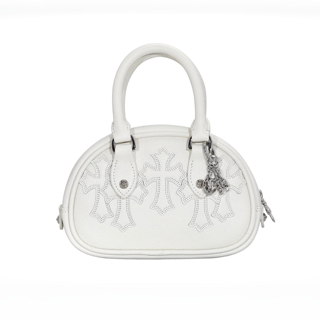 Chrome Hearts Cowhide Leather S925 sterling silver hardware accessories bag sword jacquard lining Bags #82507A