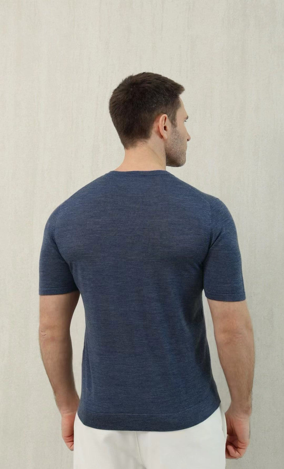 Loro Piana Top-quality Version Men's T-Shirt Cotton#375406