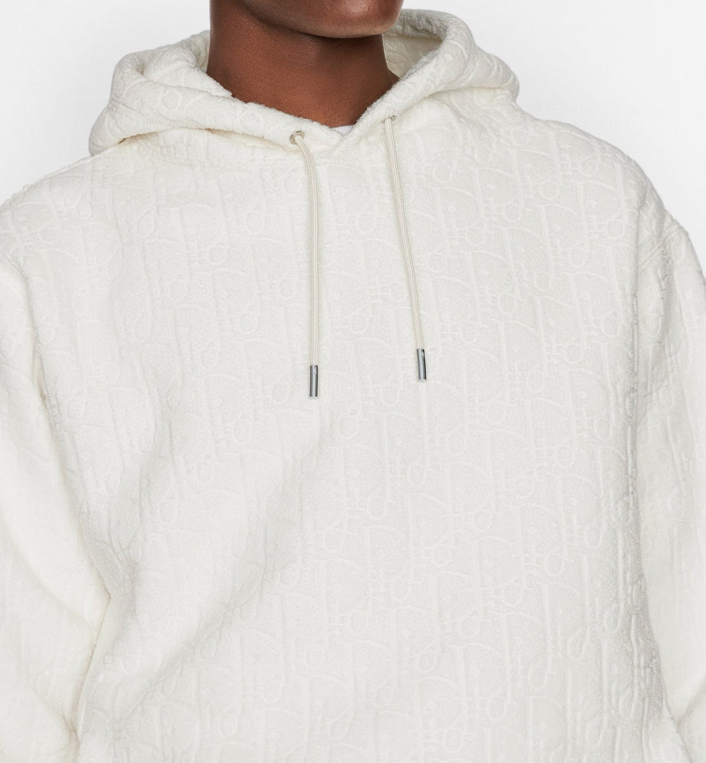 Dior Men's Spring/Autumn Solid Colour Letter Jacquard Drawstring Long Sleeve Hoodie Hooded #77724