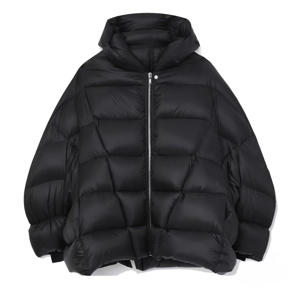 Rick Owens Women's Men's Fall And Winter Green Oversized Down Jacket Luxury Temperament Simple Trend Warm Down Jacket Ngvp #2498