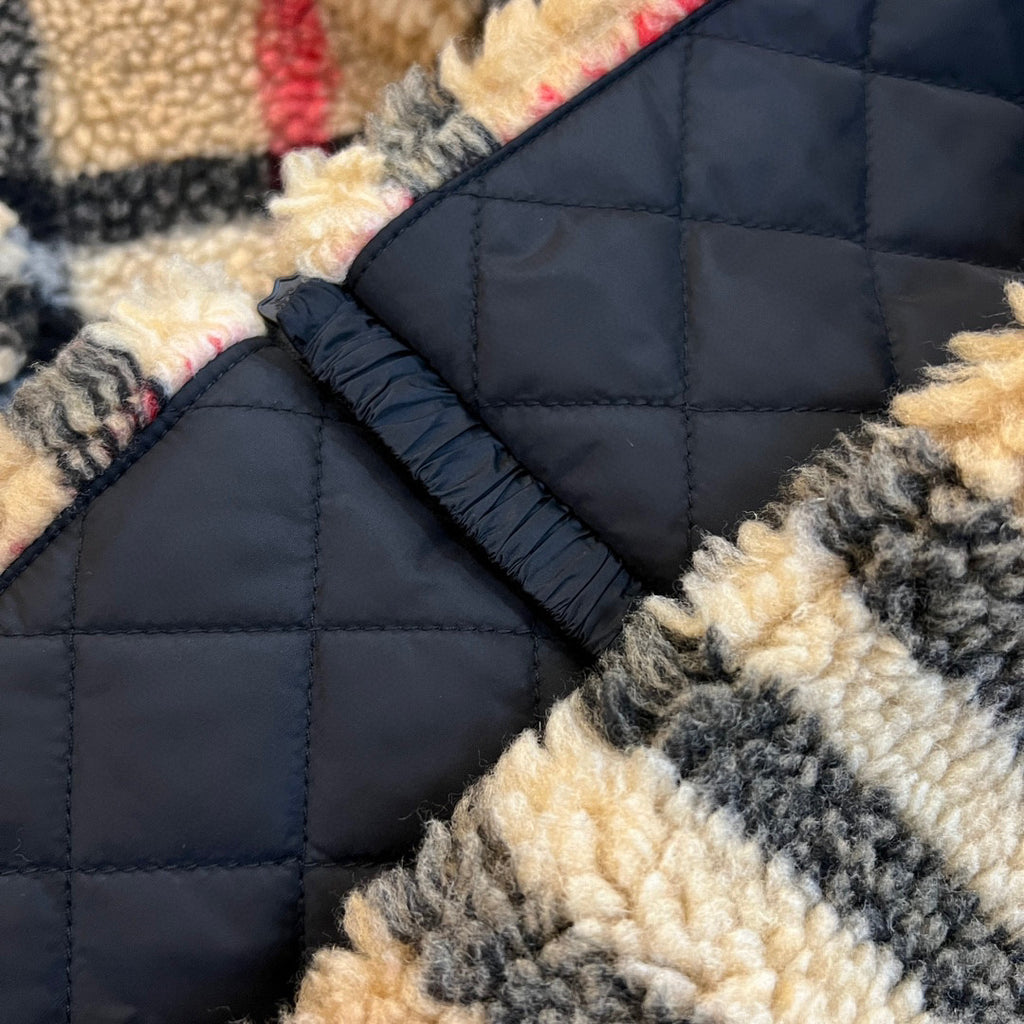 Burberry Check Fleece Hooded Jacket #96751